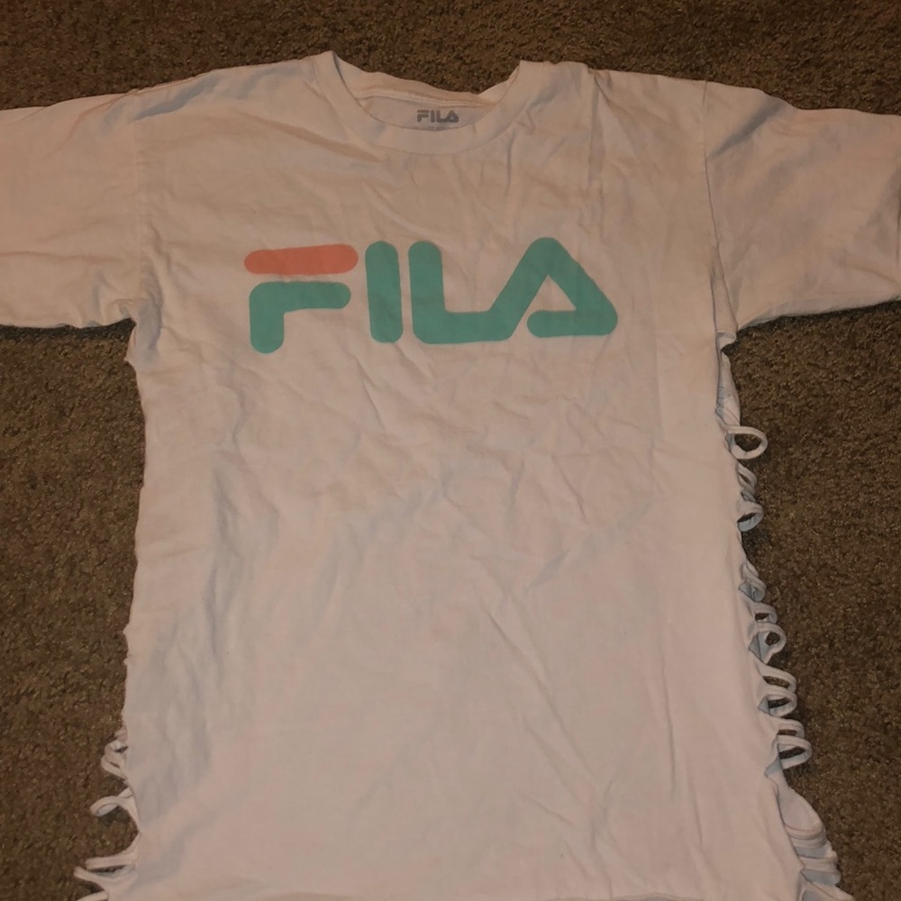 White Fila Shirt